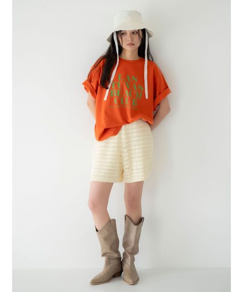 Ungrid(アングリッド)の「リボンデザインバケットハット(ハット・レディース・ブラック/オフホワイト・FREE)」の5枚目の写真