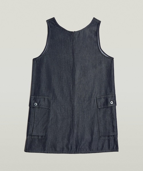 G-STAR(ジースター)の「Shift Cargo Dress/サイドカーゴポケットワンピース(ワンピース・レディース・ダークインディゴブルー・MEDIUM/SMALL/X-SMALL)」の5枚目の写真