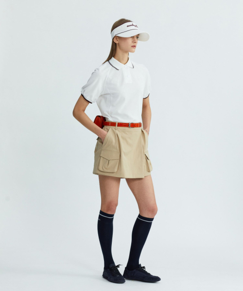 MONDAYFLOW（マンデーフロー）の「レギュラーピケトップ_ホワイト（ポロシャツ・レディース・その他・MEDIUM/LARGE/X-SMALL/SMALL）」の4枚目の写真