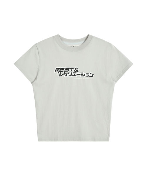 Rest&Recreation(レストアンドレクリエーション)の「ANIME LOGO T-SHIRT - GREY(Tシャツ/カットソー・レディース・その他・ONE)」の1枚目の写真