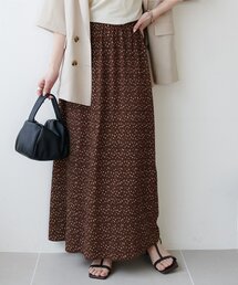 花柄楊柳スカート