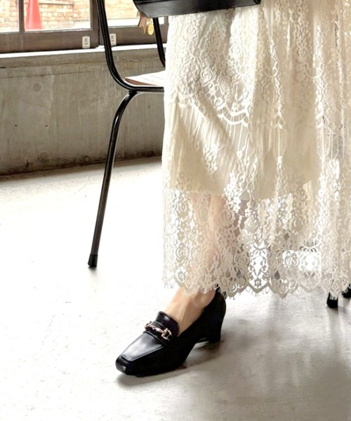 R&E(アールアンドイー)の「【R&E】ビット付きLOWヒールローファー(ローファー・レディース・ブラック/グレー・23cm/22.5cm/24cm/23.5cm/24.5cm)」の15枚目の写真