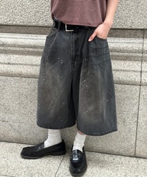 VINTAGELIKE DENIM WIDE SHORTS (JORTZ)/ヴィンテージライクデニムジョーツ