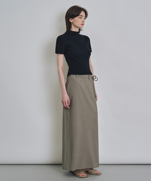 COSTUME O’CLOCK(コスチュームオクロック)の「フォーマルスリットHラインマキシスカートグレーべージュCOWSK002GBEIGE(スカート・レディース・その他・X-SMALL/SMALL/MEDIUM/LARGE)」の7枚目の写真