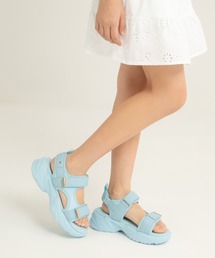 MAD FOOT（マッドフット）の「MADFOOT! マッドフット キッズ ダブルベルト厚底スポーティーサンダル【軽量】 261003（サンダル）」
