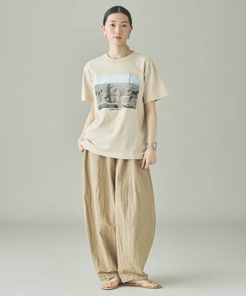 Curensology(カレンソロジー)の「Curensology(カレンソロジー)/ノマディショナルTシャツ(Tシャツ/カットソー・レディース・ライトブラウン/ライトグレー・FREE)」の15枚目の写真