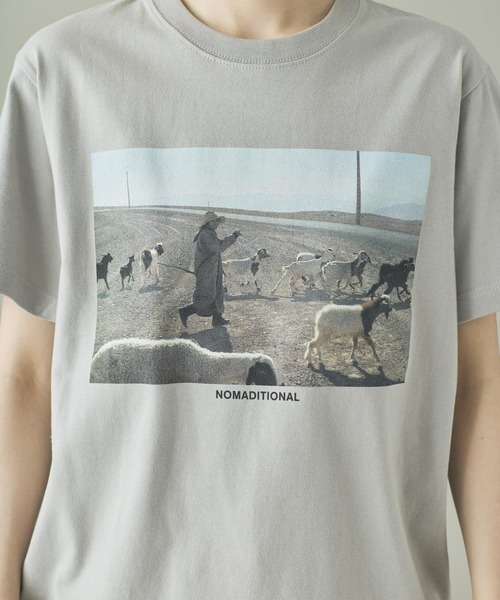 Curensology(カレンソロジー)の「Curensology(カレンソロジー)/ノマディショナルTシャツ(Tシャツ/カットソー・レディース・ライトブラウン/ライトグレー・FREE)」の10枚目の写真