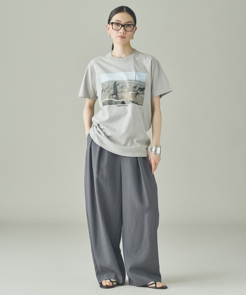 Curensology(カレンソロジー)の「Curensology(カレンソロジー)/ノマディショナルTシャツ(Tシャツ/カットソー・レディース・ライトブラウン/ライトグレー・FREE)」の6枚目の写真