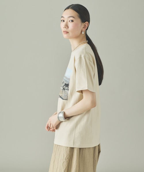 Curensology(カレンソロジー)の「Curensology(カレンソロジー)/ノマディショナルTシャツ(Tシャツ/カットソー・レディース・ライトブラウン/ライトグレー・FREE)」の13枚目の写真