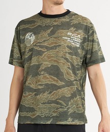 RVCA/ルーカ 半袖 Tシャツ ロゴ バックプリント 速乾 軽量 ストレッチ BG04A218