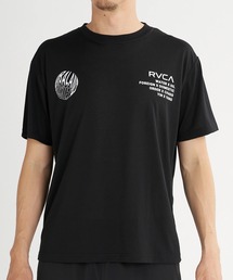RVCA/ルーカ 半袖 Tシャツ ロゴ バックプリント 速乾 軽量 ストレッチ BG04A218