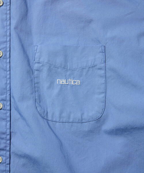 NAUTICA(ノーティカ)の「NAUTICA/ノーティカ ヴィンテージライク ブロード ボタンダウン 半袖シャツ(シャツ/ブラウス・メンズ・ホワイト/グリーン/ネイビー/ブラック/サックスブルー・MEDIUM/LARGE/X-LARGE)」の11枚目の写真