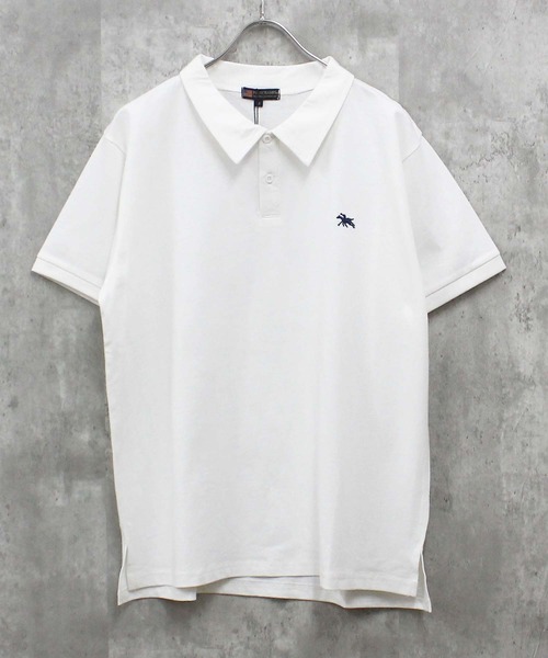 POLOCHAMPS（ポロチャンプス）の「POLOCHAMPS ポロシャツ（ポロシャツ・メンズ・オフホワイト/杢グレー/ブラック/ダークグリーン系/ネイビー/チャコール・M/L/XL）」の2枚目の写真