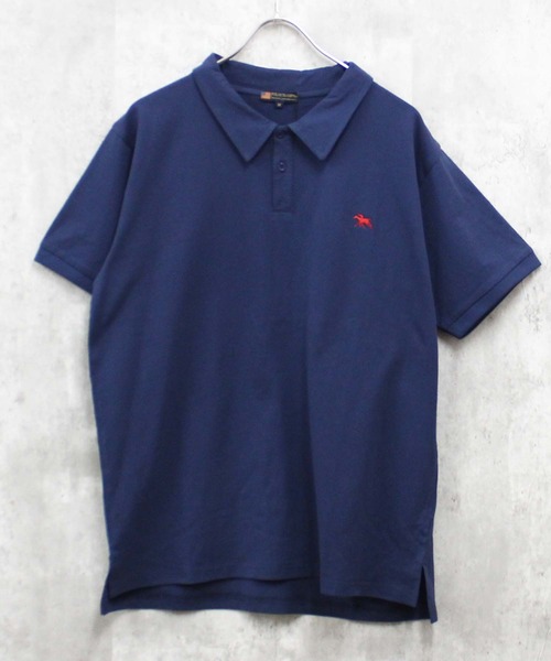 POLOCHAMPS（ポロチャンプス）の「POLOCHAMPS ポロシャツ（ポロシャツ・メンズ・オフホワイト/杢グレー/ブラック/ダークグリーン系/ネイビー/チャコール・M/L/XL）」の11枚目の写真
