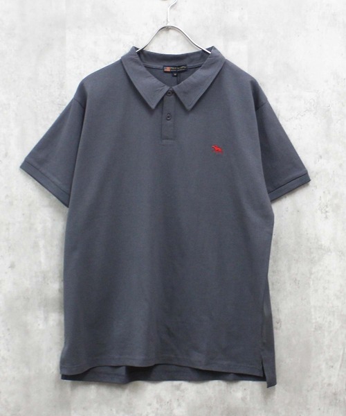 POLOCHAMPS（ポロチャンプス）の「POLOCHAMPS ポロシャツ（ポロシャツ・メンズ・オフホワイト/杢グレー/ブラック/ダークグリーン系/ネイビー/チャコール・M/L/XL）」の13枚目の写真