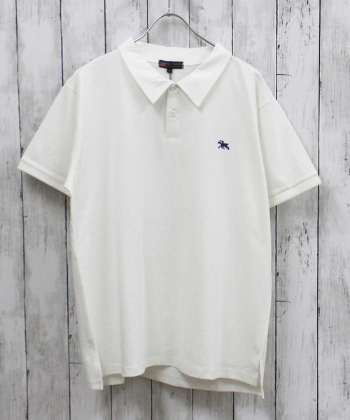 POLOCHAMPS（ポロチャンプス）の「POLOCHAMPS ポロシャツ（ポロシャツ・メンズ・オフホワイト/杢グレー/ブラック/ダークグリーン系/ネイビー/チャコール・M/L/XL）」の16枚目の写真