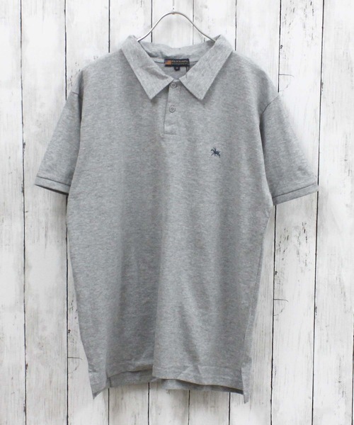 POLOCHAMPS（ポロチャンプス）の「POLOCHAMPS ポロシャツ（ポロシャツ・メンズ・オフホワイト/杢グレー/ブラック/ダークグリーン系/ネイビー/チャコール・M/L/XL）」の18枚目の写真