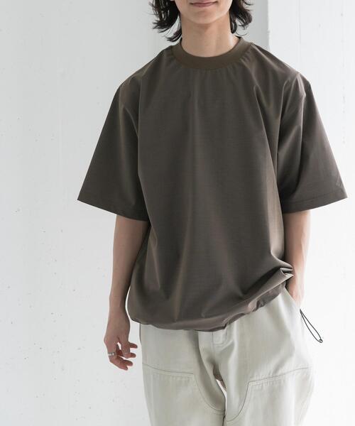FORK&SPOON(フォークアンドスプーン)の「FORK&SPOON キャリーマンヘムスピンドルTシャツ(Tシャツ/カットソー・メンズ・ライトグレー/ブラウン系その他/チャコールグレー・5/4)」の3枚目の写真