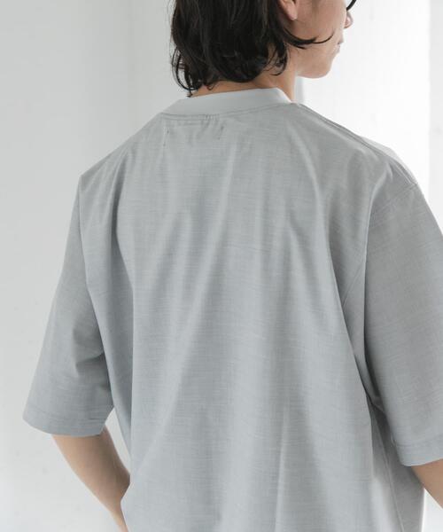 FORK&SPOON(フォークアンドスプーン)の「FORK&SPOON キャリーマンヘムスピンドルTシャツ(Tシャツ/カットソー・メンズ・ライトグレー/ブラウン系その他/チャコールグレー・5/4)」の7枚目の写真