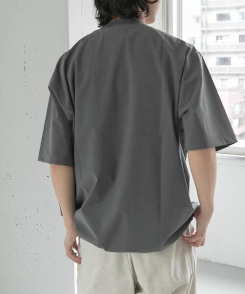 FORK&SPOON(フォークアンドスプーン)の「FORK&SPOON キャリーマンヘムスピンドルTシャツ(Tシャツ/カットソー・メンズ・ライトグレー/ブラウン系その他/チャコールグレー・5/4)」の15枚目の写真
