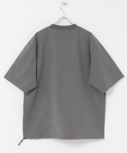 FORK&SPOON(フォークアンドスプーン)の「FORK&SPOON キャリーマンヘムスピンドルTシャツ(Tシャツ/カットソー・メンズ・ライトグレー/ブラウン系その他/チャコールグレー・5/4)」の19枚目の写真