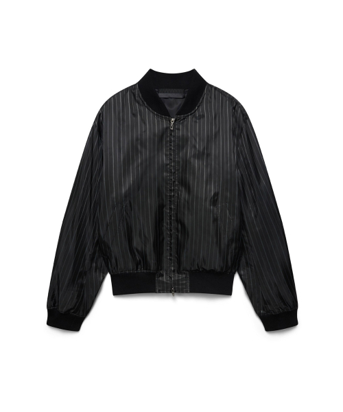 51%(フィフティーワンパーセント)の「Stripe blouson - black(ブルゾン・メンズ・その他・MEDIUM/LARGE)」の3枚目の写真