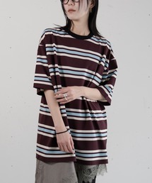 マルチボーダーTシャツ