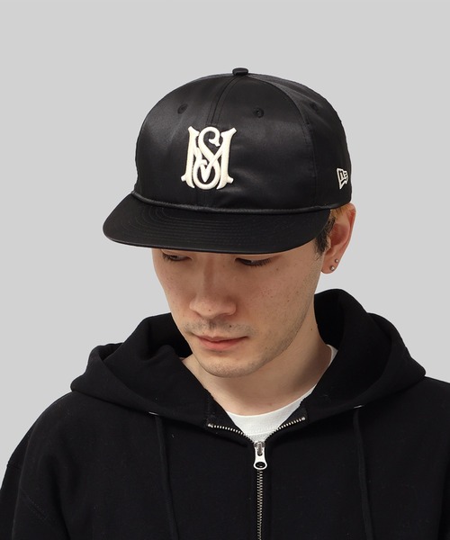 MFC STORE(エムエフシーストア)の「NEW ERA x MFC STORE ORIGINAL RETRO CROWN 9FIFTY SATIN MS LOGO CAP(キャップ・メンズ・ブラック・FREE)」の8枚目の写真
