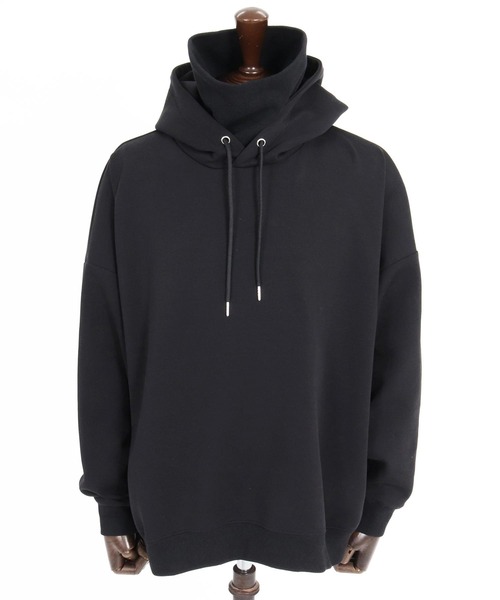 CAMBIO(カンビオ)の「mpa4139-High-Neck Scuba Knit Hoodie ハイネックパーカー(A71826cmb)(パーカー・メンズ・チャコールグレー/ブラック/オートミール・L/M/S)」の22枚目の写真