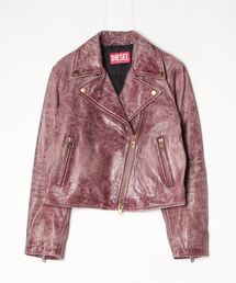 DIESEL | ウィメンズ レザージャケット L-UNATIC-T1(ライダースジャケット)