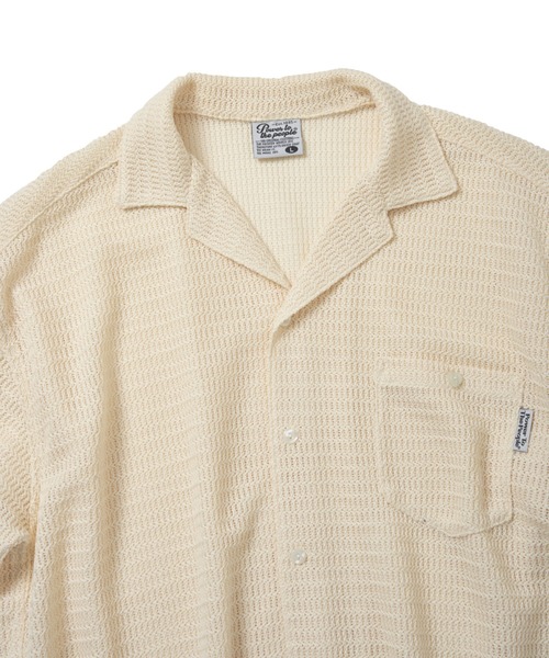 NO NEED（ノーニード）の「レースシャツ（シャツ/ブラウス・メンズ・ネイビー/オレンジ/アイボリー/オリーブ・L/M）」の16枚目の写真