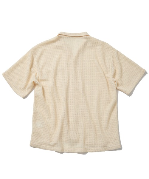 NO NEED（ノーニード）の「レースシャツ（シャツ/ブラウス・メンズ・ネイビー/オレンジ/アイボリー/オリーブ・L/M）」の15枚目の写真