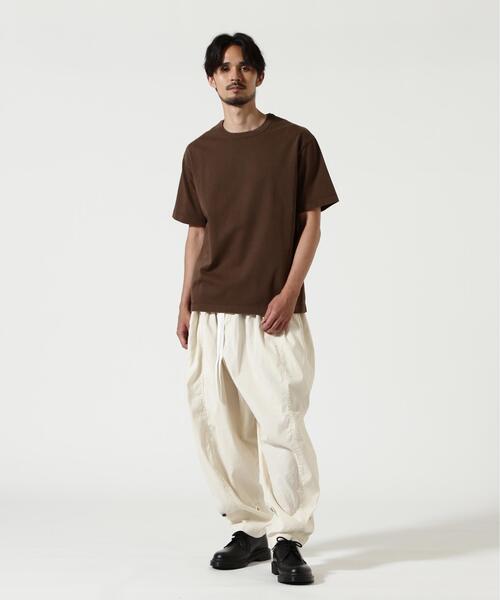 The Make Happy Studio(ザメイクハッピーストゥディオ)の「The Make Happy Studio/ザメイクハッピーストゥディオ/POCKET PUGMENT TEE(Tシャツ/カットソー・メンズ・ブラウン/ホワイト/パープル/ブラック/マスタード・XL/L/M)」の8枚目の写真
