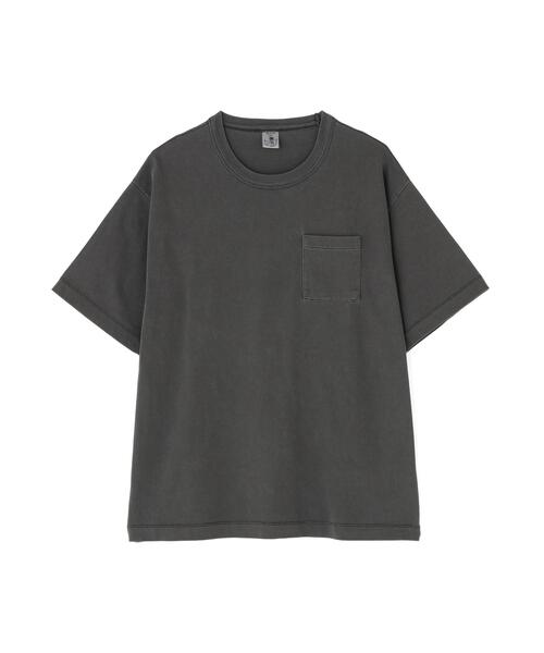 The Make Happy Studio(ザメイクハッピーストゥディオ)の「The Make Happy Studio/ザメイクハッピーストゥディオ/POCKET PUGMENT TEE(Tシャツ/カットソー・メンズ・ブラウン/ホワイト/パープル/ブラック/マスタード・XL/L/M)」の10枚目の写真