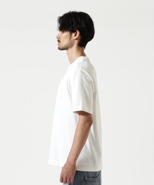 The Make Happy Studio(ザメイクハッピーストゥディオ)の「The Make Happy Studio/ザメイクハッピーストゥディオ/POCKET PUGMENT TEE(Tシャツ/カットソー・メンズ・ブラウン/ホワイト/パープル/ブラック/マスタード・XL/L/M)」の13枚目の写真