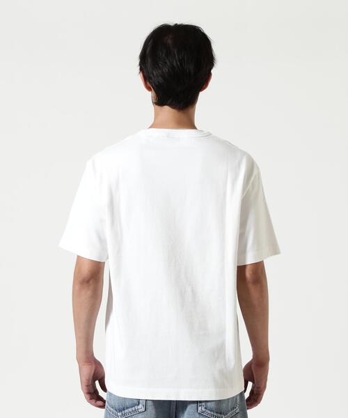 The Make Happy Studio(ザメイクハッピーストゥディオ)の「The Make Happy Studio/ザメイクハッピーストゥディオ/POCKET PUGMENT TEE(Tシャツ/カットソー・メンズ・ブラウン/ホワイト/パープル/ブラック/マスタード・XL/L/M)」の14枚目の写真