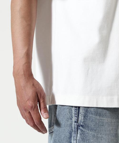 The Make Happy Studio(ザメイクハッピーストゥディオ)の「The Make Happy Studio/ザメイクハッピーストゥディオ/POCKET PUGMENT TEE(Tシャツ/カットソー・メンズ・ブラウン/ホワイト/パープル/ブラック/マスタード・XL/L/M)」の17枚目の写真
