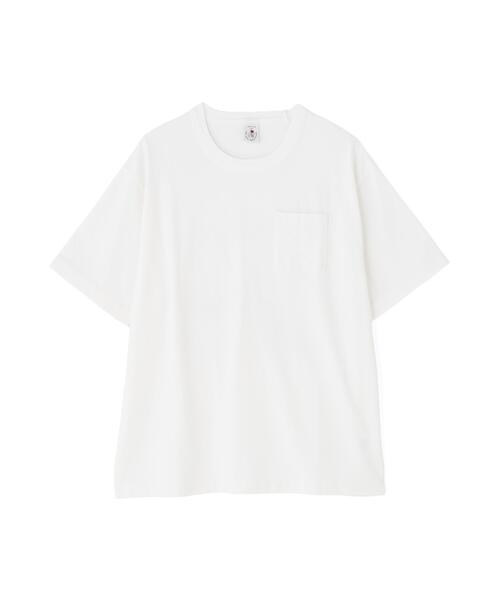 The Make Happy Studio(ザメイクハッピーストゥディオ)の「The Make Happy Studio/ザメイクハッピーストゥディオ/POCKET PUGMENT TEE(Tシャツ/カットソー・メンズ・ブラウン/ホワイト/パープル/ブラック/マスタード・XL/L/M)」の19枚目の写真