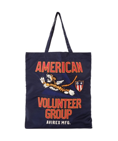 AVIREX(アヴィレックス)の「《WEB限定》NYLON TOTE BAG ”TIGER” / ナイロン トートバッグ タイガー / AVIREX / アヴィレックス(トートバッグ・メンズ・イエロー/セージグリーン/ブラウン/ロイヤルブルー・FREE)」の3枚目の写真