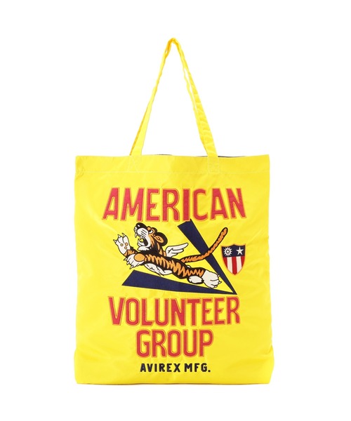 AVIREX(アヴィレックス)の「《WEB限定》NYLON TOTE BAG ”TIGER” / ナイロン トートバッグ タイガー / AVIREX / アヴィレックス(トートバッグ・メンズ・イエロー/セージグリーン/ブラウン/ロイヤルブルー・FREE)」の4枚目の写真