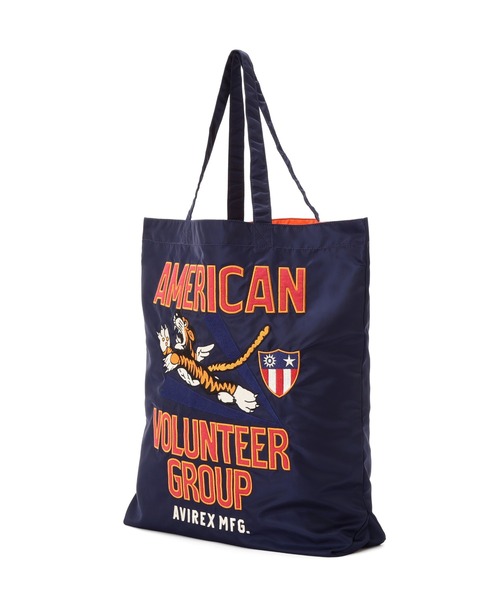 AVIREX(アヴィレックス)の「《WEB限定》NYLON TOTE BAG ”TIGER” / ナイロン トートバッグ タイガー / AVIREX / アヴィレックス(トートバッグ・メンズ・イエロー/セージグリーン/ブラウン/ロイヤルブルー・FREE)」の8枚目の写真