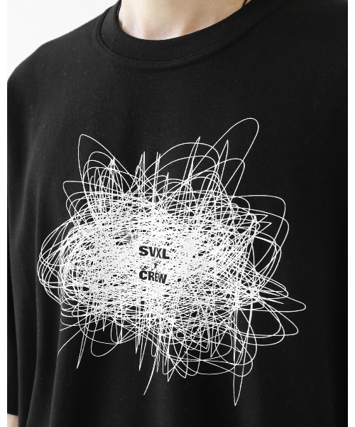 minsobi（ミンソビ）の「ノイズグラフィック オーバーサイズ 半袖Tシャツ（ユニセックス）（Tシャツ/カットソー・メンズ・ホワイト/ブラック・FREE）」の20枚目の写真