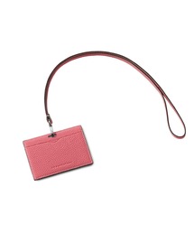 IDカードホルダー シュリンクレザー (縦型) シルバーメタル（カード
