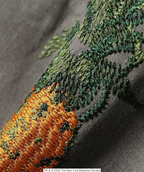 SHIPS any(シップス エニィ)の「SHIPS any: NYBG コラボ トロピカル ロゴ 刺繍 リラックス リネン ミックス 半袖 シャツ◇(シャツ/ブラウス・メンズ・ホワイト/ブラウン/グリーン/ブラック・MEDIUM/LARGE)」の20枚目の写真