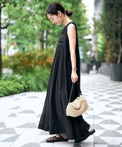 RONEL（ロネル）の「新色追加【RONEL】SUMMER DRESS(サマードレス)（ワンピース・レディース・ブラック/ターコイズブルー/ライラック・M/S）」の11枚目の写真