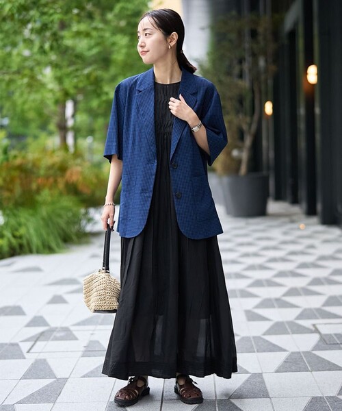 RONEL（ロネル）の「新色追加【RONEL】SUMMER DRESS(サマードレス)（ワンピース・レディース・ブラック/ターコイズブルー/ライラック・M/S）」の8枚目の写真