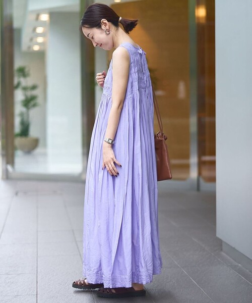 RONEL（ロネル）の「新色追加【RONEL】SUMMER DRESS(サマードレス)（ワンピース・レディース・ブラック/ターコイズブルー/ライラック・M/S）」の18枚目の写真
