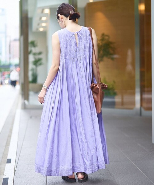 RONEL（ロネル）の「新色追加【RONEL】SUMMER DRESS(サマードレス)（ワンピース・レディース・ブラック/ターコイズブルー/ライラック・M/S）」の17枚目の写真