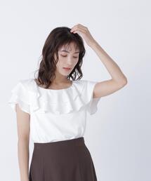 ラッフルカットソー