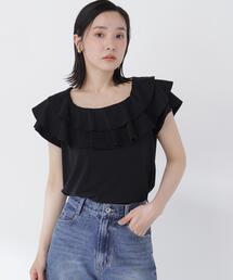 ラッフルカットソー